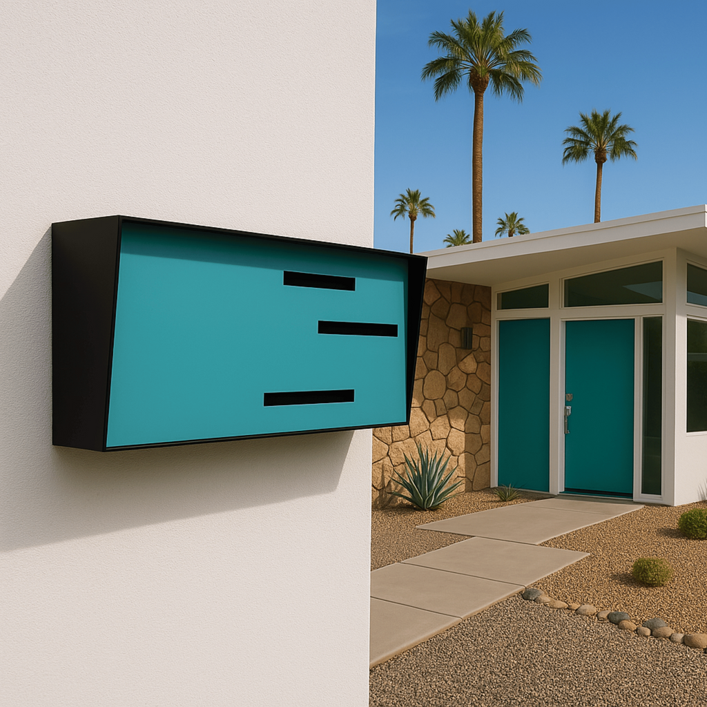 wall mounted modern mailbox 