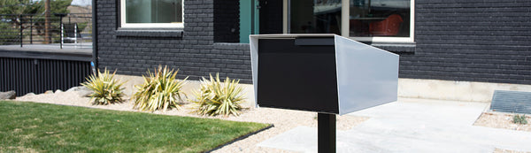 Modern Mailbox | Post Mount Mailbox | Modern Mailbox With Post